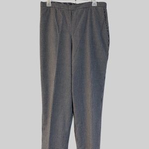EUC Alfred Dunner black/white sz 14 check pants